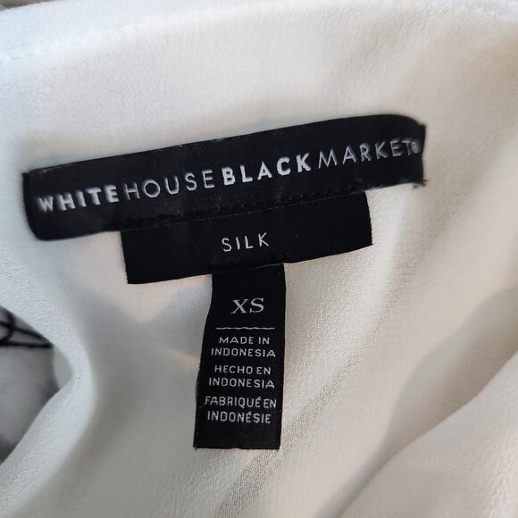 White House Black Market Silk Floral Blouse – Size XS - Picture 3 of 7